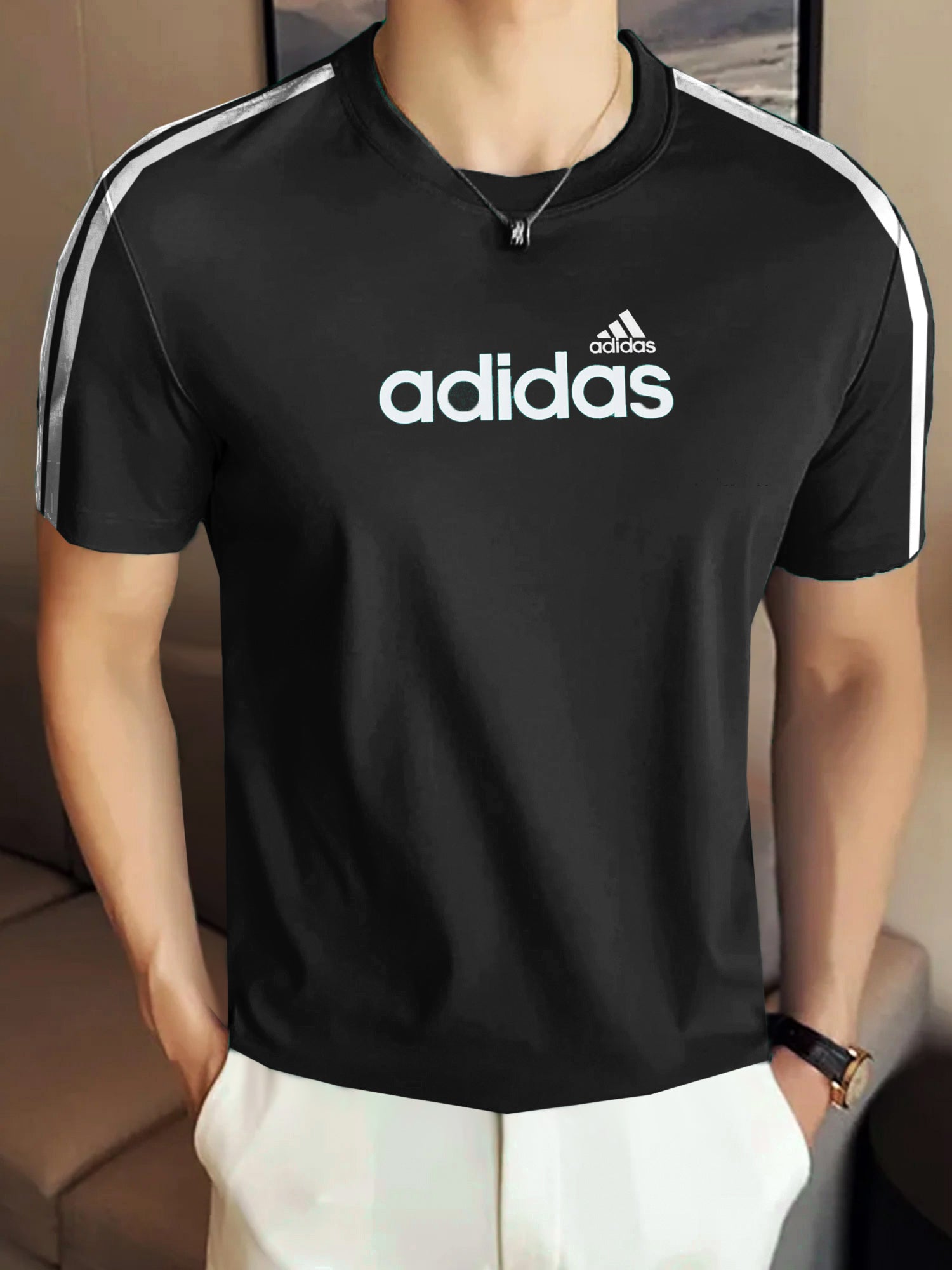 Adds Performance Designed Round Neck T-Shirt