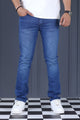 Stylish Slim Fit Turbo Jeans In Blue