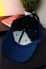 Jrdn Embroidered Slogan Cotton Cap In Blue