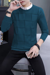 Trionn Korean Crew-Neck Imported Men's Sweater