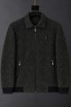 Turbo x Polo Diamond Patterned Imported Men's Wool Jacket