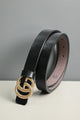 G Metal Alloy Automatic Buckle Branded Belt