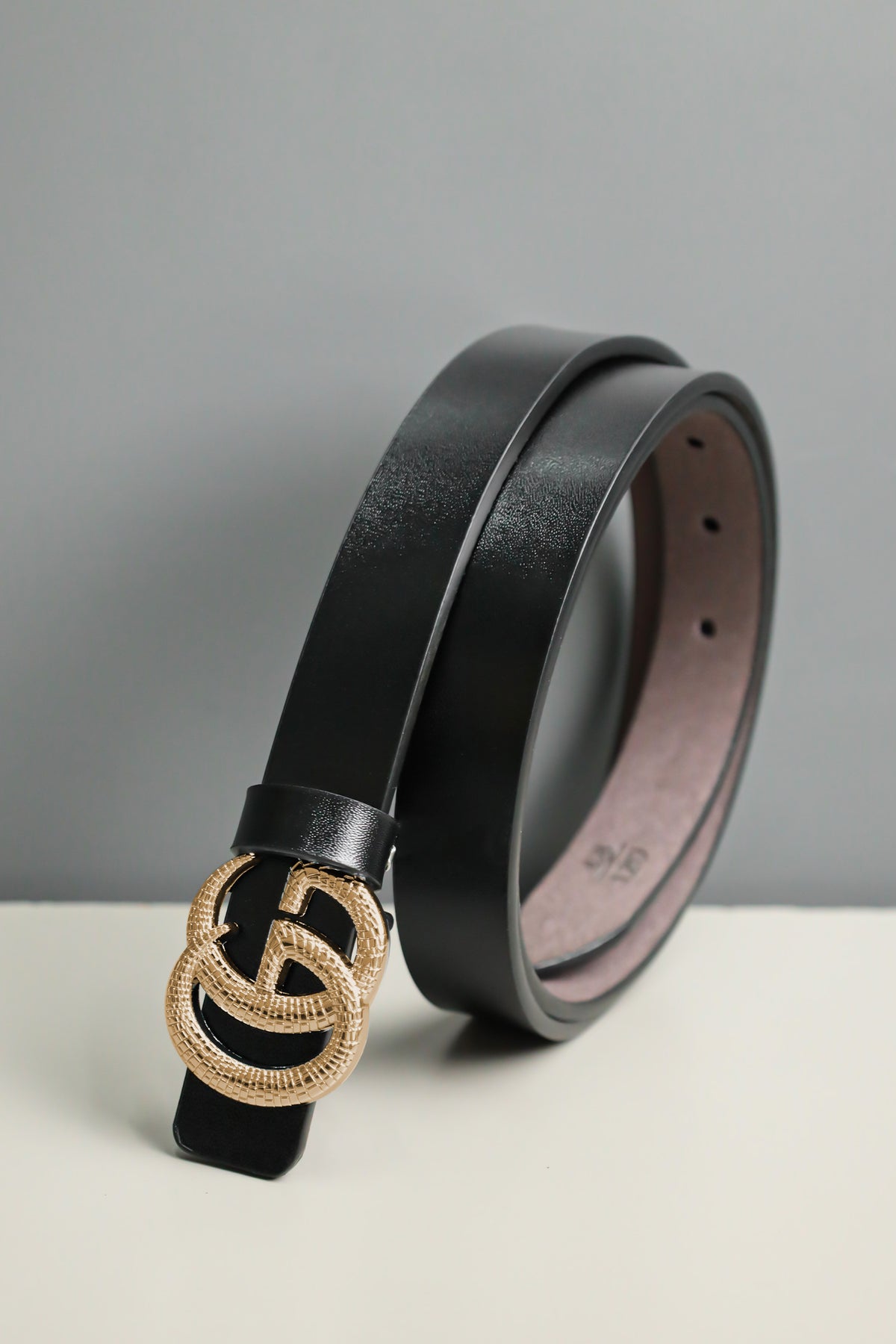 G Metal Alloy Automatic Buckle Branded Belt