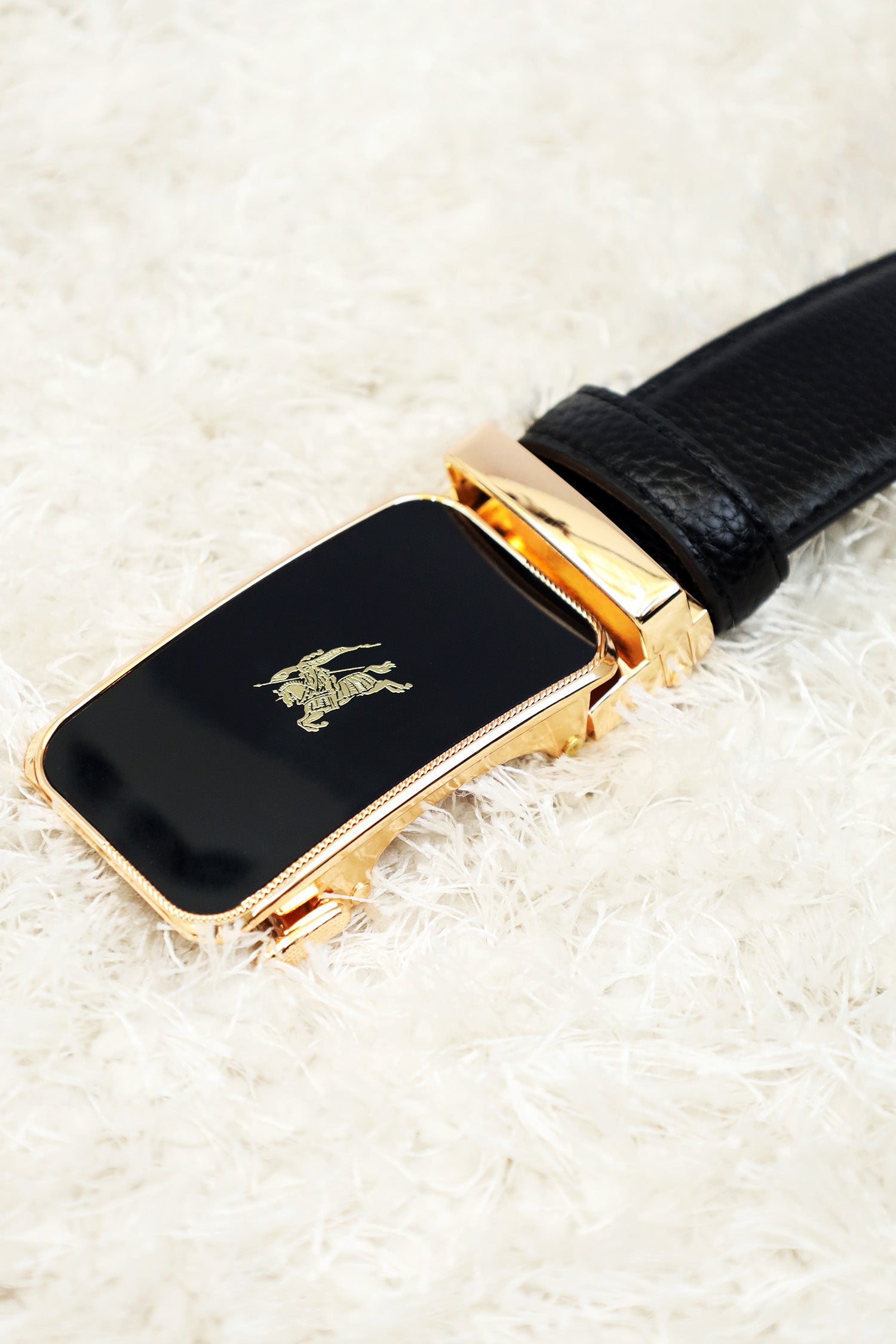 Burbrry Metal Alloy Automatic Buckle Branded Belt