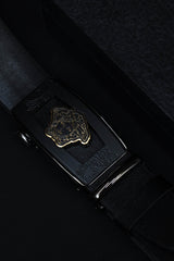 Vrsce Metal Alloy Automatic Buckle Branded Belt