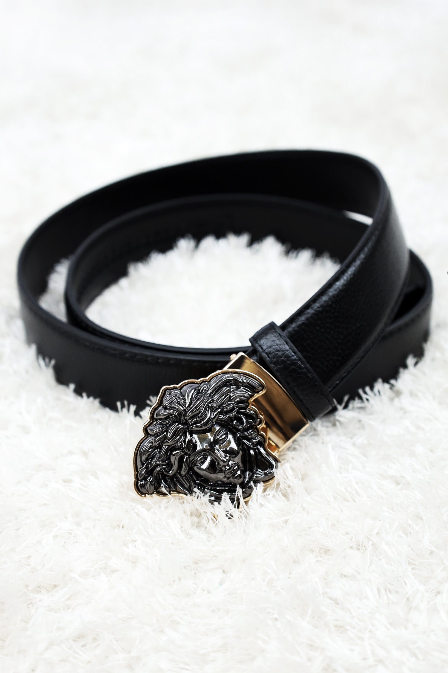 Versce  Metal Alloy Automatic Buckle Branded Belt