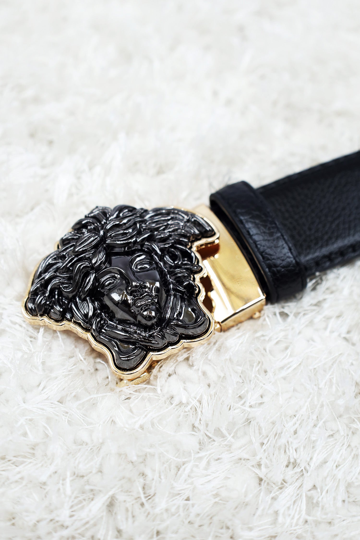 Versce  Metal Alloy Automatic Buckle Branded Belt