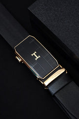 Hrmes  Metal Alloy Automatic Buckle Branded Belt