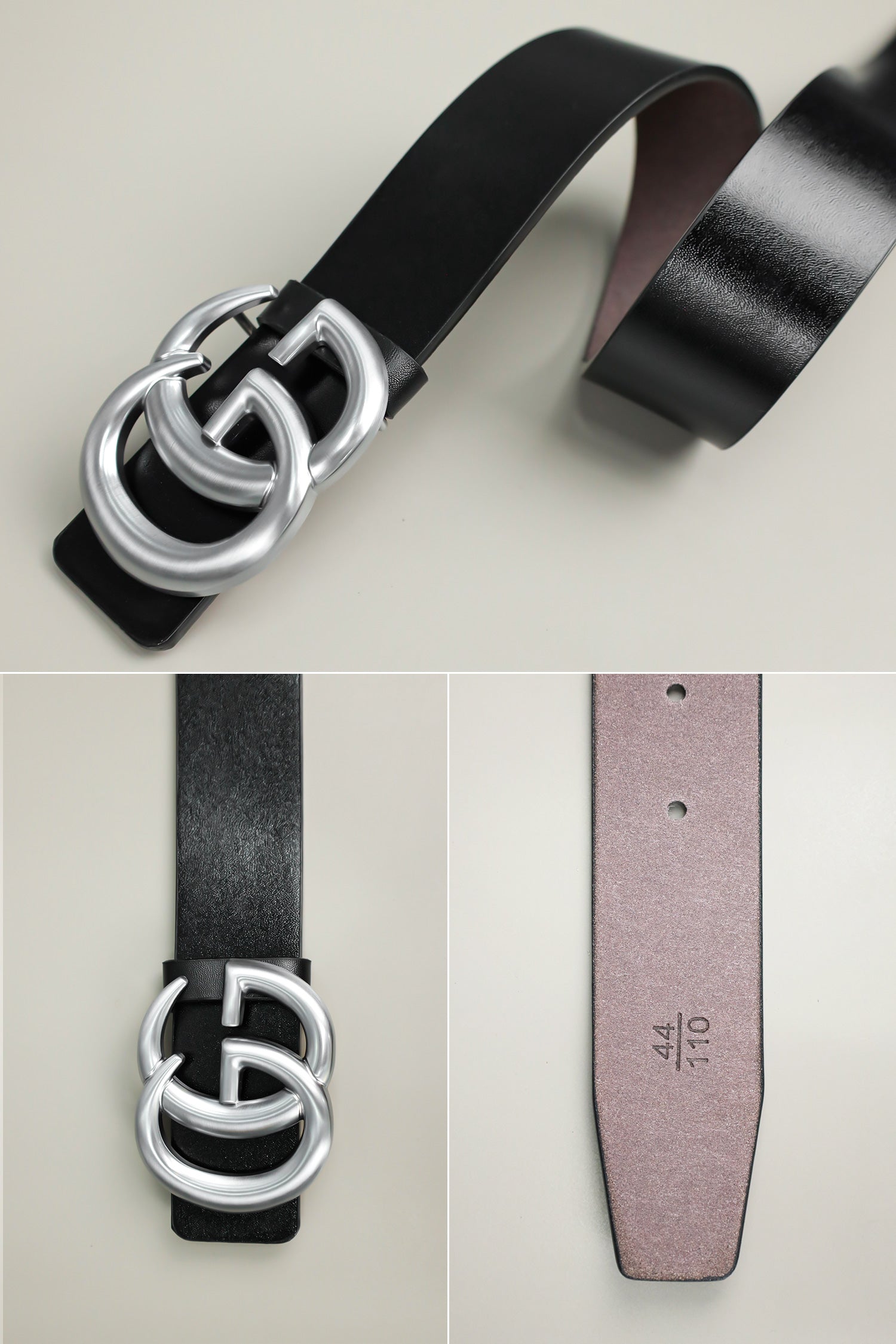 G Metal Alloy Automatic Buckle Branded Belt