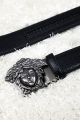 Versce MonoGram Metal Alloy Automatic Buckle Branded Belt