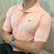 Turbo Endless Cool Embossed Casual Shirt In Baby Pink