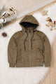 Bomber Detachable Hood Imported Kid's Puffer Jacket