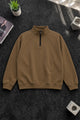 Turbo Gorp-Core Style Imported Mock Neck Men's Sweatshirt