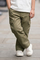 Turbo Relax-Fit Knitted Cargo Kids Trousers For Boys