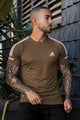 Adds Elite Edge Imp Dry-Fit Tee In Brown
