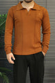 Lro Piana Skipper Collar Imported Men's Sweater