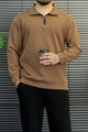 Turbo Gorp-Core Style Imported Mock Neck Men's Sweatshirt