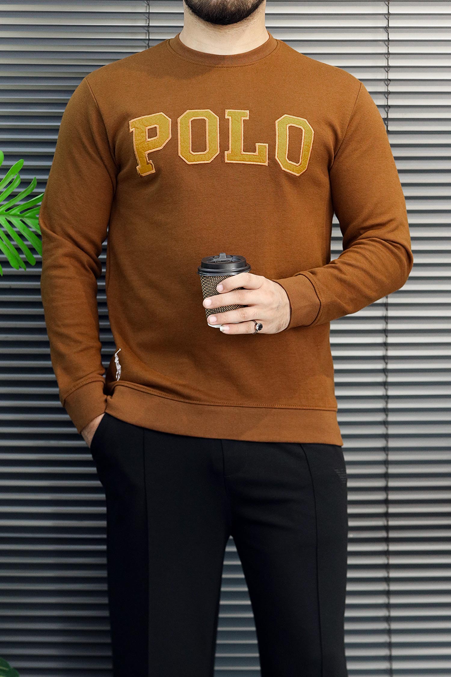 Polo Pony Basic Round Neck Men's Sweatshirt