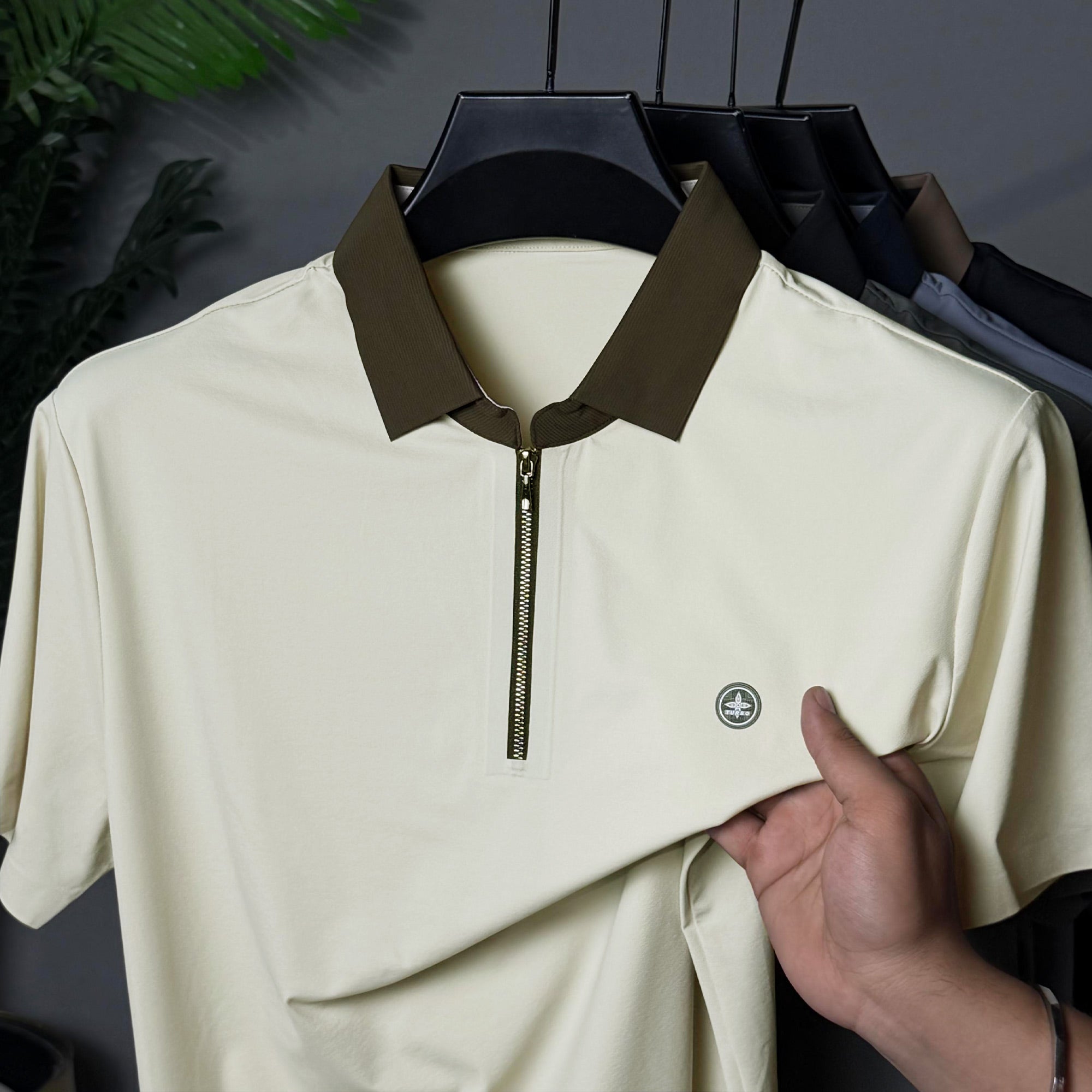 Turbo "AeroZip Elite" Men's Polo T-Shirt