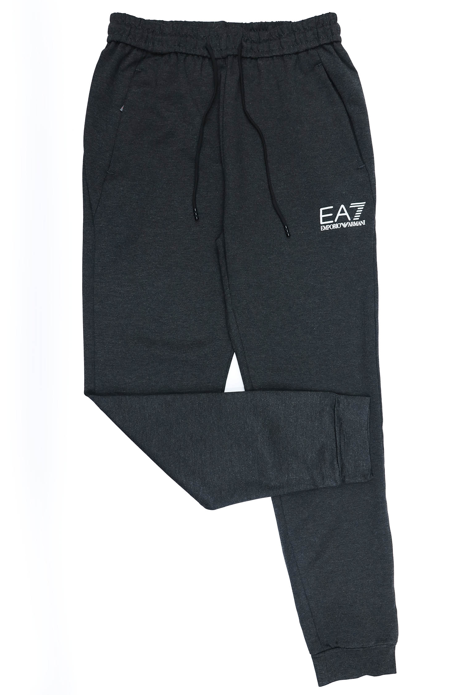 Armni Ea7 Reflective Training Men's Branded Trouser In Charcoal