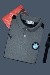 BMW Front Patch Logo Men Polo Shirts