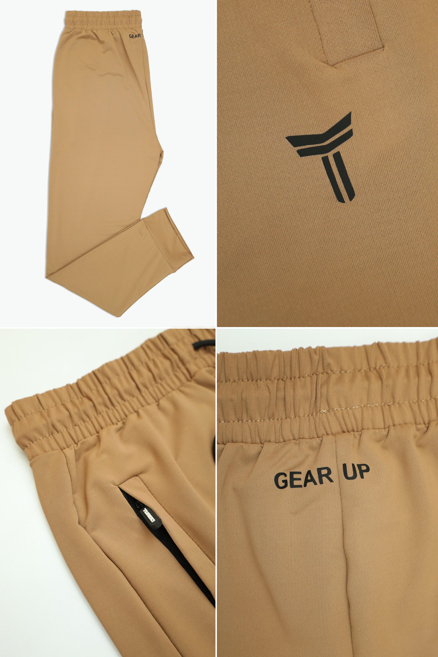 Turbo Go For It Dryfit Sportswear Trouser in Camel