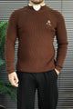 Lro Piana Italian Style Imported Heavy Wool Men's Sweater
