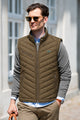 Lcste Chevron Quilted Imported Puffer Men's Gilet