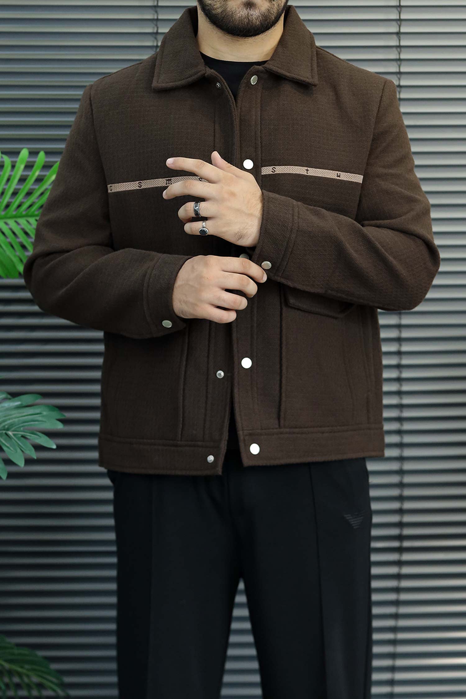 Finest High-Fashion Imported Men's Wool Jacket