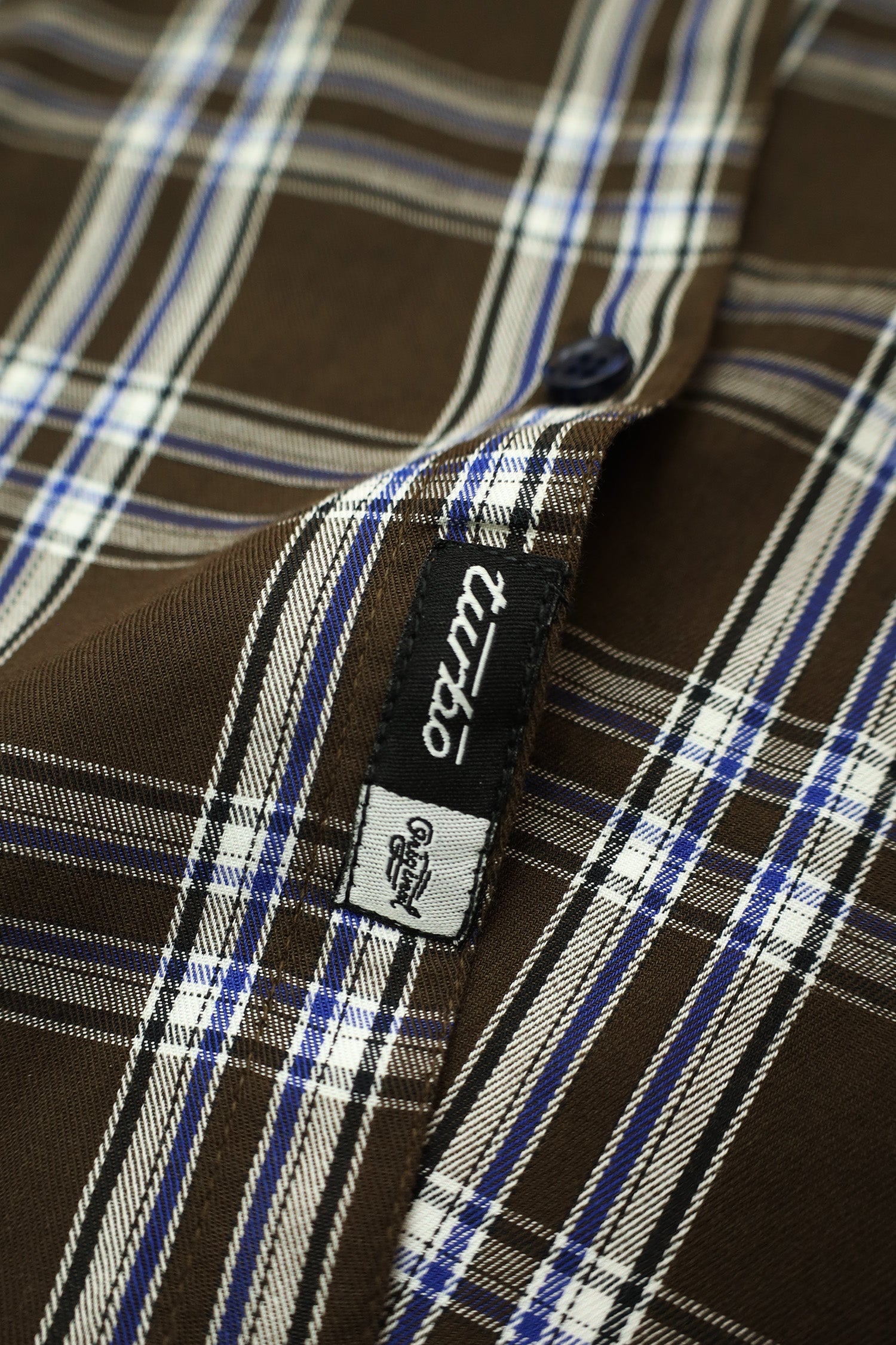 Double Lining Check Full Sleeve Casual Shirt In Coffee