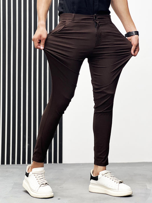Fashion (Khaki)Spring Autumn Casual Cargo Pants Men Cotton Solid Drawstring  Pockets Korean Fashion Loose Fit Ankle Length Pants Men OM @ Best Price  Online | Jumia Egypt