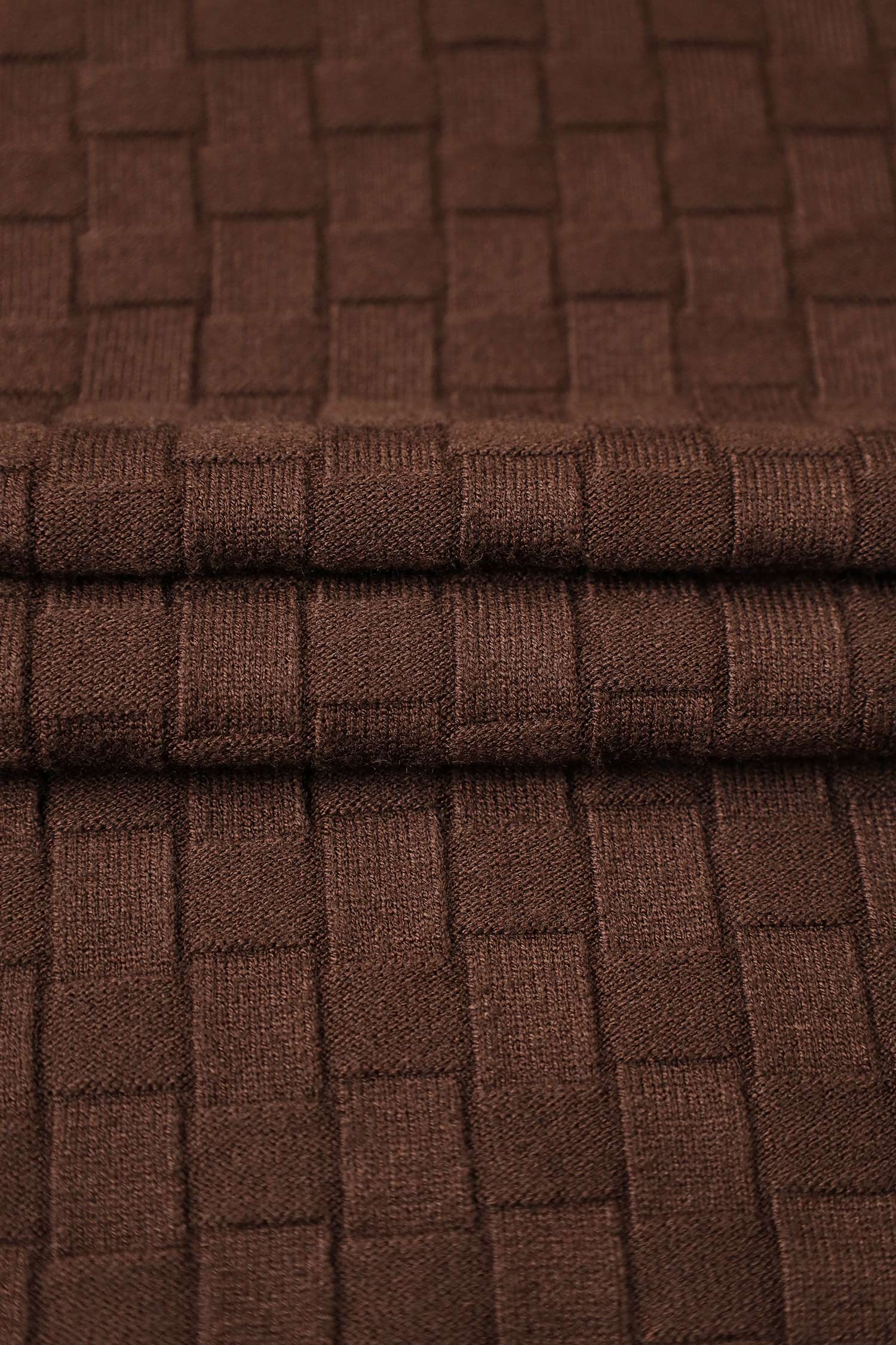 Pullover Waffle Crew-Neck Imported Men's Sweater
