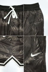 Nke Palm Tree Motif Mesh Shorts