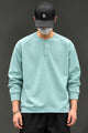 Turbo Ban Style Button Placket Imported Men's Sweatshirt