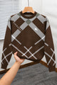 Burbry Monochrome Inspired Imported Round Neck Men's Sweater