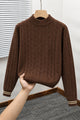 Turbo Self-Design Textured Imported Round Neck Men's Sweater