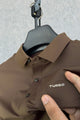 Turbo Embossed Pocket Motif Men's Polo Shirt
