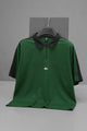 Lscte ColorBlock Side Panel Men's Tee In Dark Green