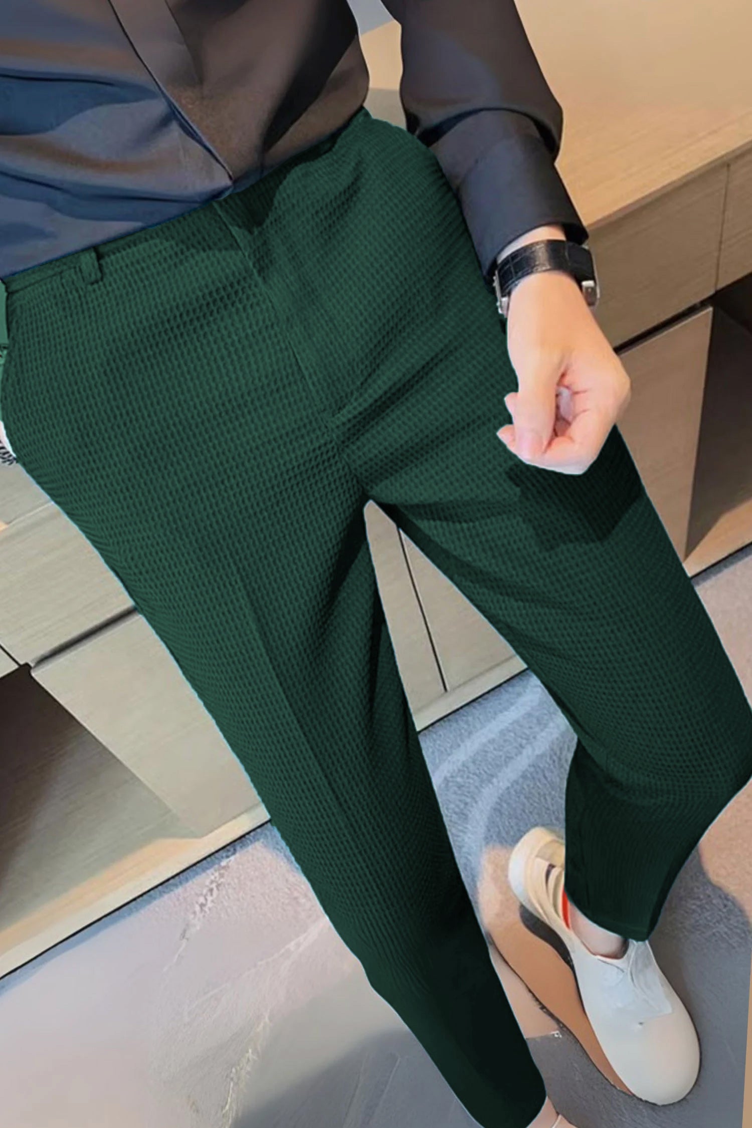Turbo 'Apex' Elite Series Slimfit Waffle Pant