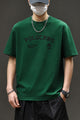 Men's Featuring Polo-Style Tee Shirt In Dark Green