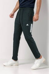 Adds Self Textured Strip Line Sportswear Trouser