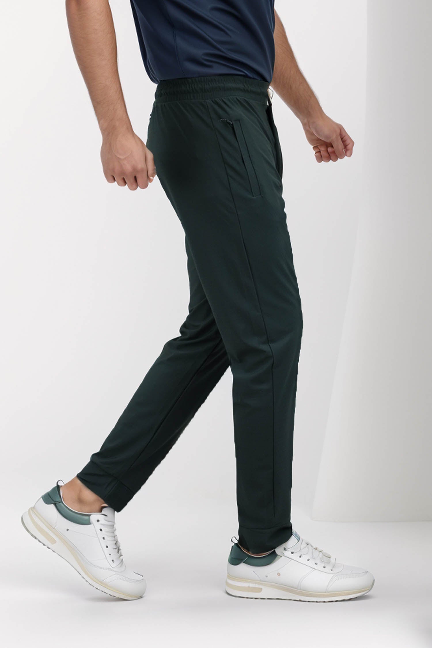 Adds Self Textured Strip Line Sportswear Trouser