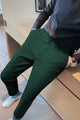 Turbo 'Apex' Elite Series Slimfit Waffle Pant In Dark Green