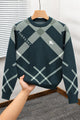 Burbry Monochrome Inspired Imported Round Neck Men's Sweater