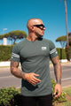 Nke Just Do It Raglan Sleeves Imp Dry-Fit Tee In Dark Grey