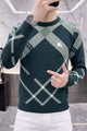 Burbry Monochrome Inspired Imported Round Neck Men's Sweater