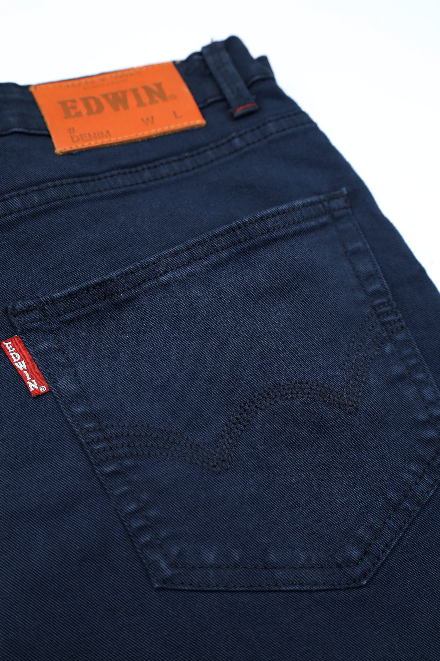 Drill Texture Edvin Slim fit Cotton Pant