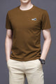 Patch Logo Round Neck T-shirt