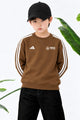 Adds Blokecore Aesthetic Quarter Round Neck Kid's Sweatshirt