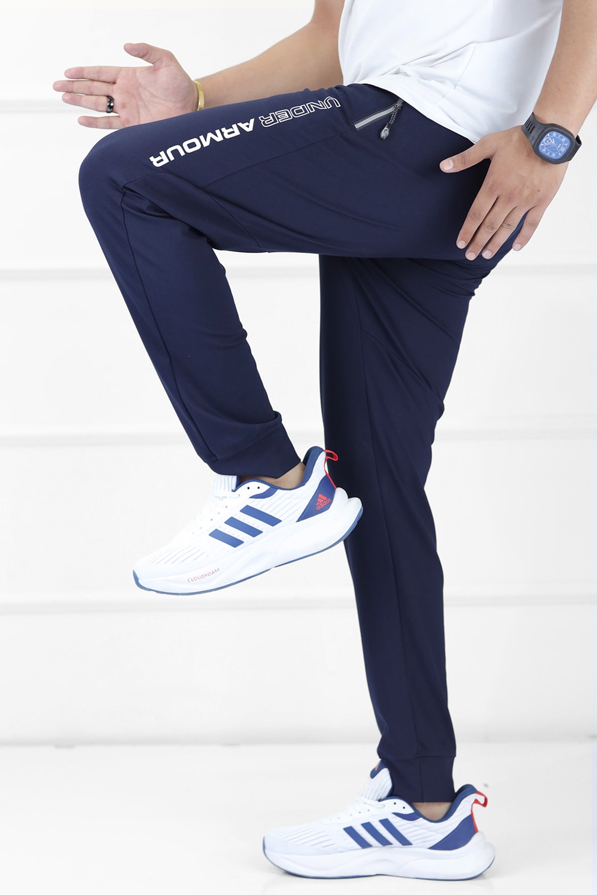 Undr Armr Self Pattern Knitted HeatGear Sportswear Trouser